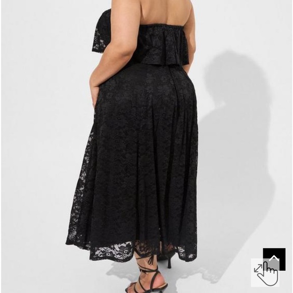 Torrid Strapless mesh dress - Picture 2 of 2